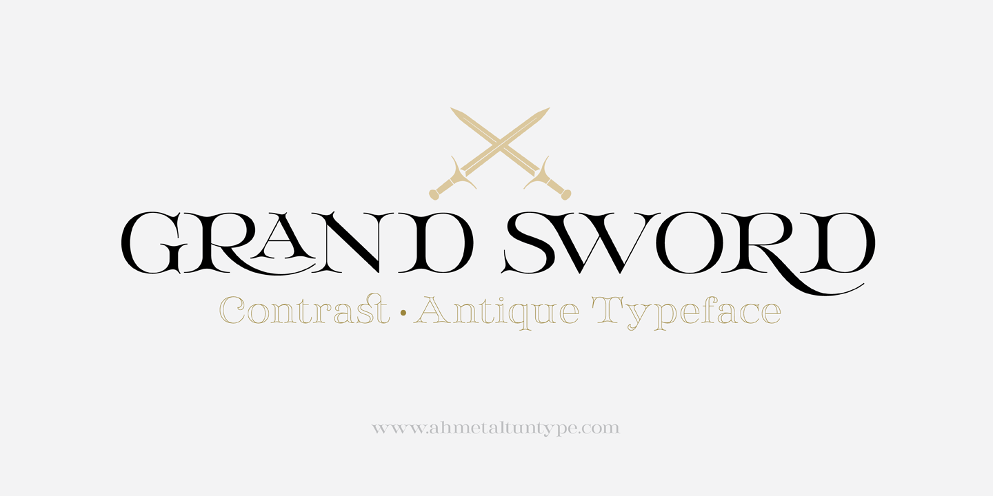 Шрифт Grand Sword